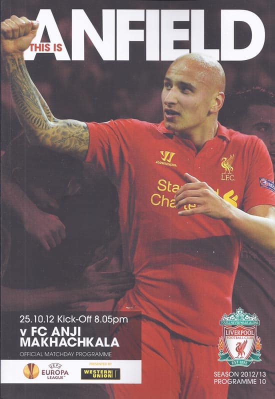 Liverpool FC v Anji Makhachkala